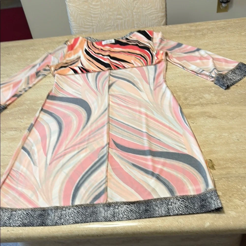 Calvin Klein Multicolor Striped Dress-NWOT-Excellent Condition - Picture 14 of 14